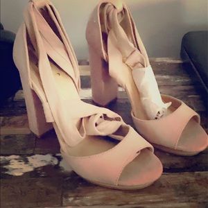 Blush heels